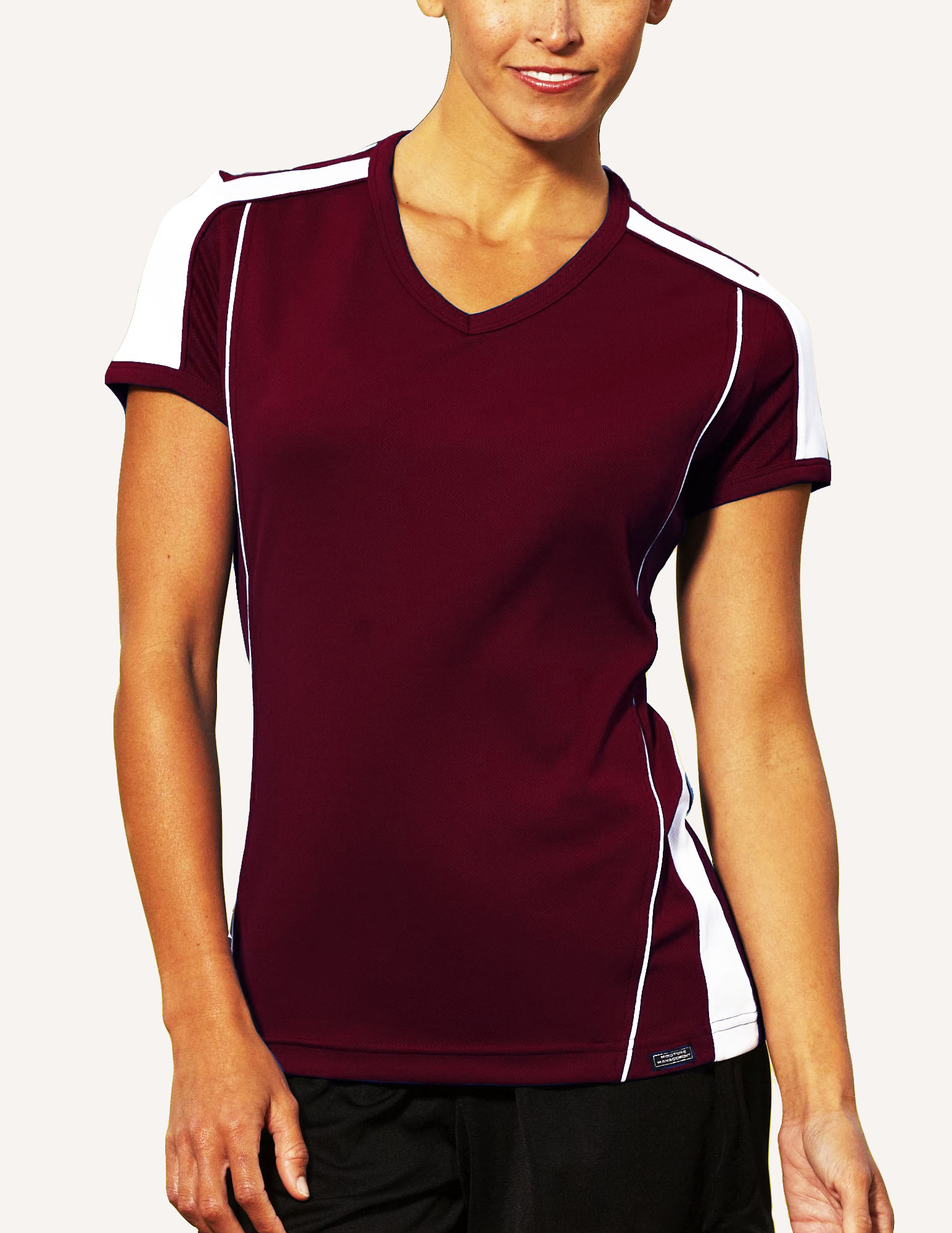 Ladies' Velocity Birds Eye Tee Shirt 6