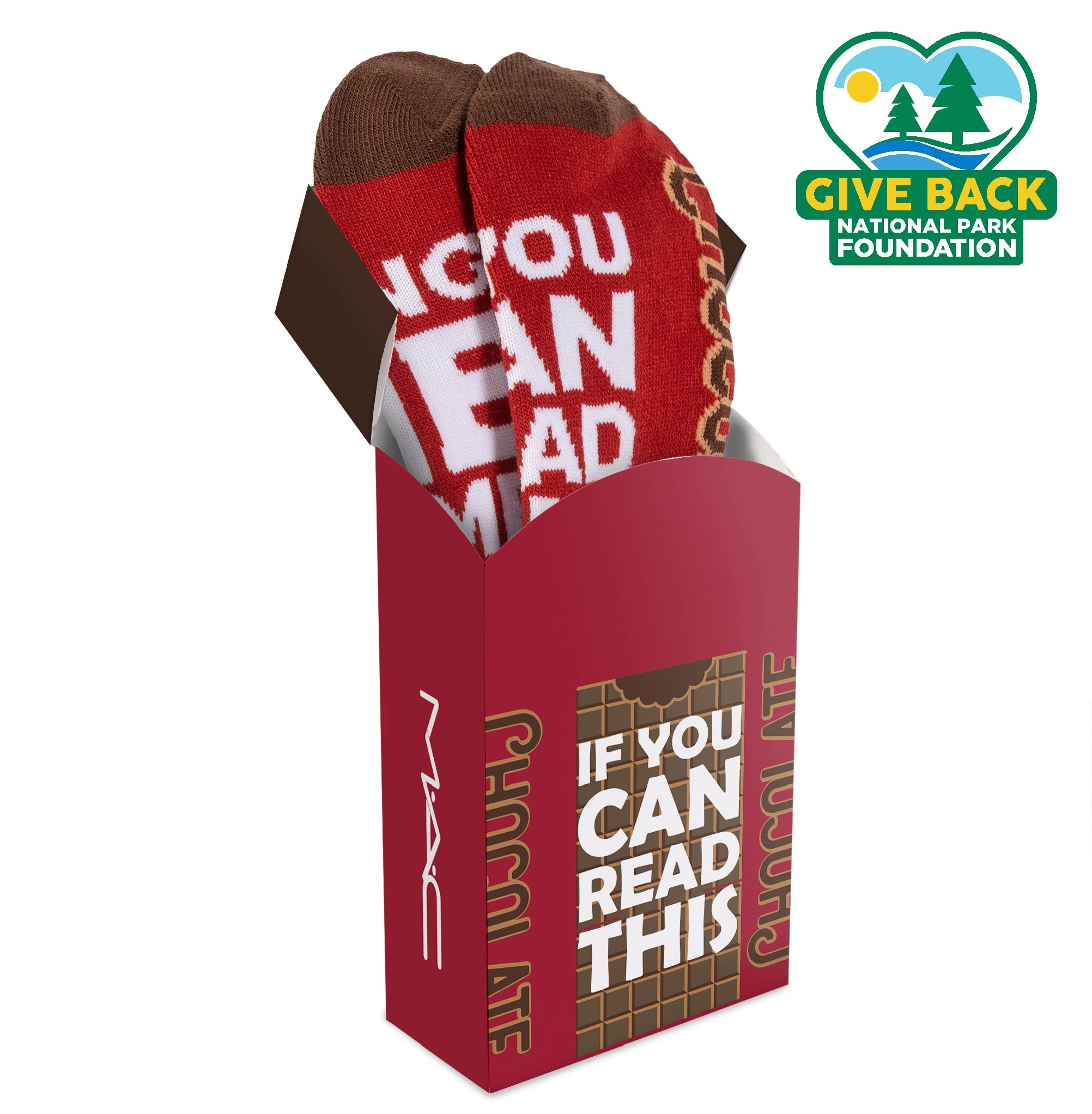 ACE Chocolate Themed Socks in Flip Top Box 2