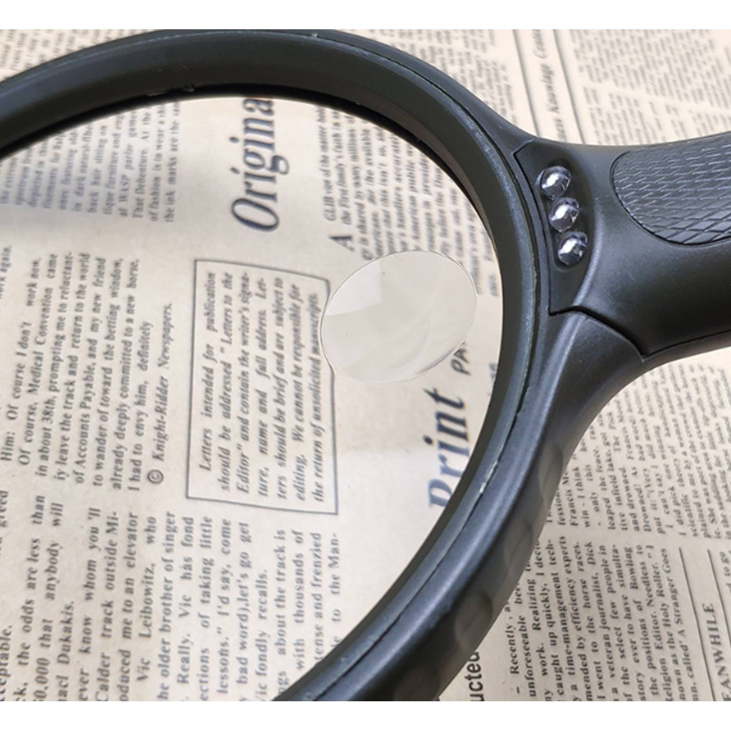 LED lighted magnifiers, custom ruler with logo imprint 6