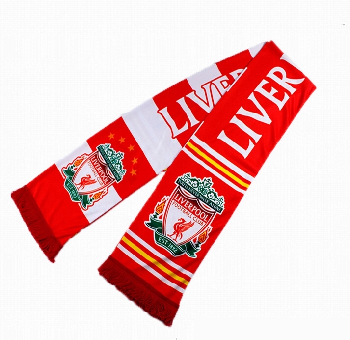 Double Full Size Printed Fans Woven Sport Scarf 2