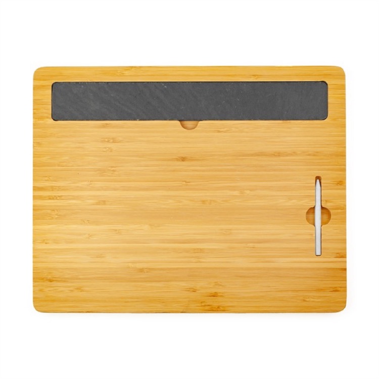 BistroTek Feast Slate Premium Bamboo Cutting Board 2