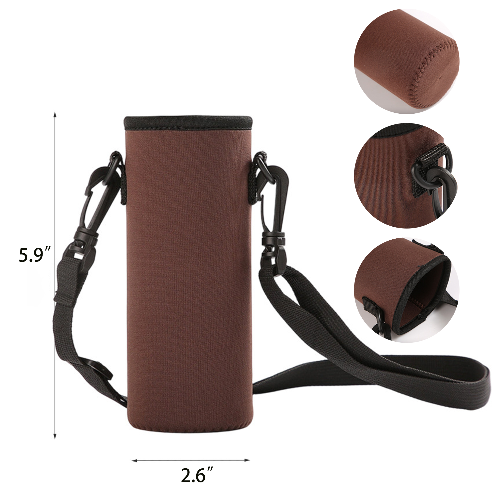 Neoprene Water Bottle Sleeves, custom koozie with logo imprint 3