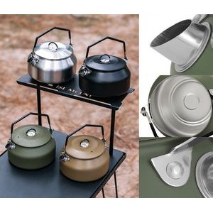 1L Portable Camping Coffee Maker Wear-resistant Water Kettle 1