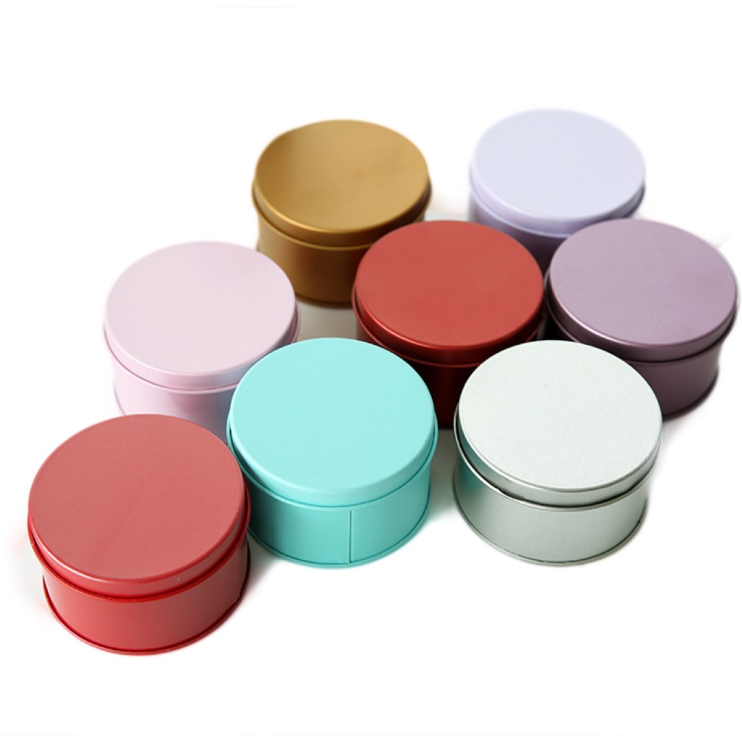 Round Colored Tin 2