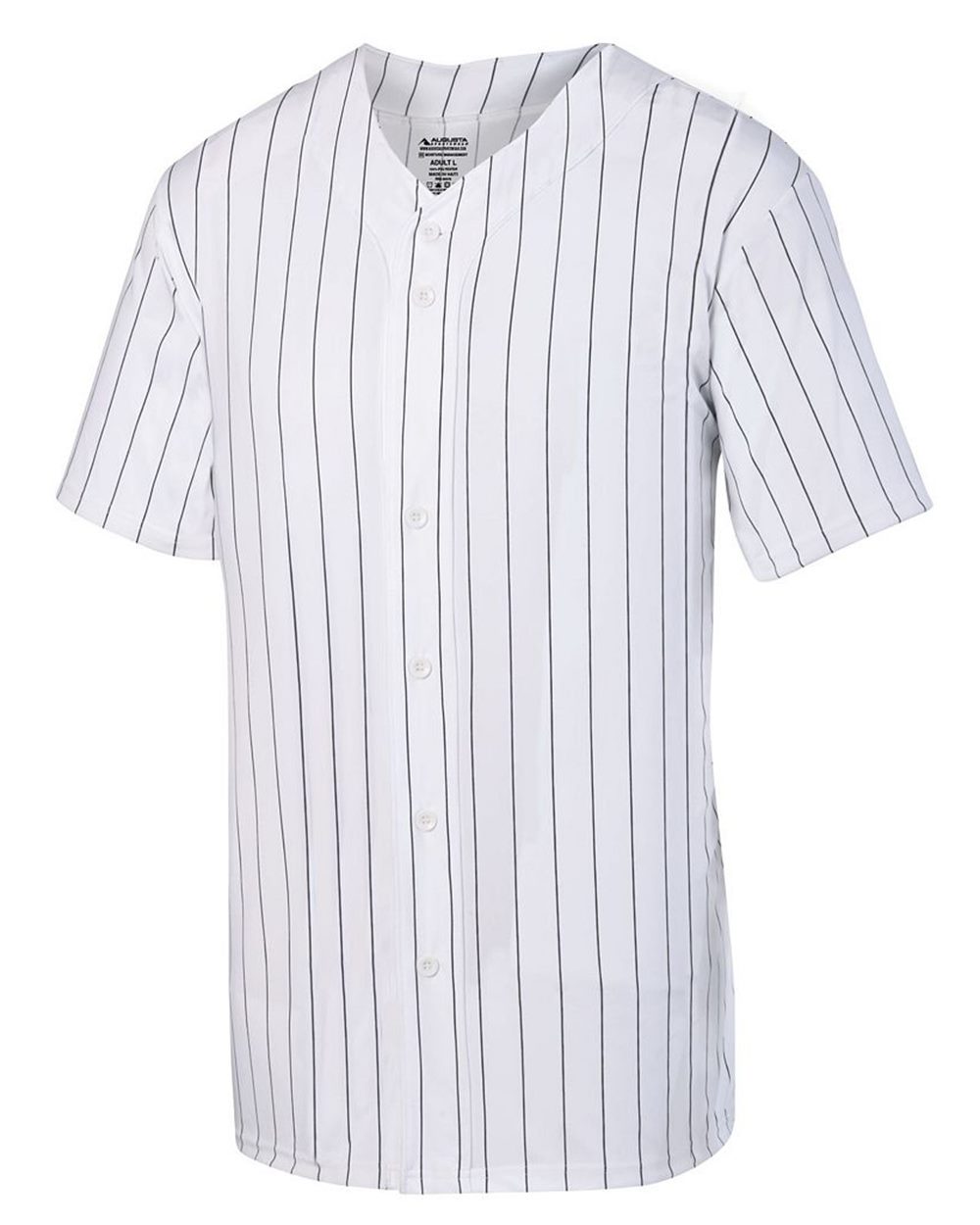 Unisex Pinstripe Full Button Baseball Jersey - 1685 4