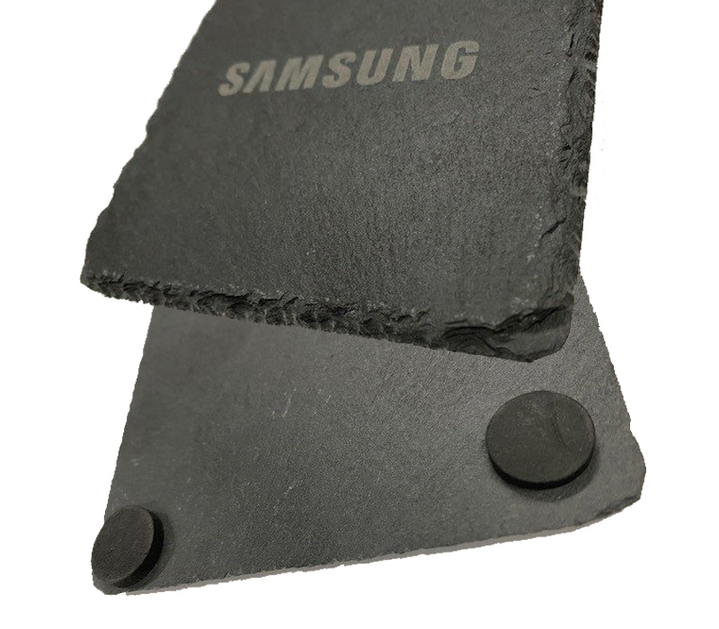 Black Slate Stone Coaster 4