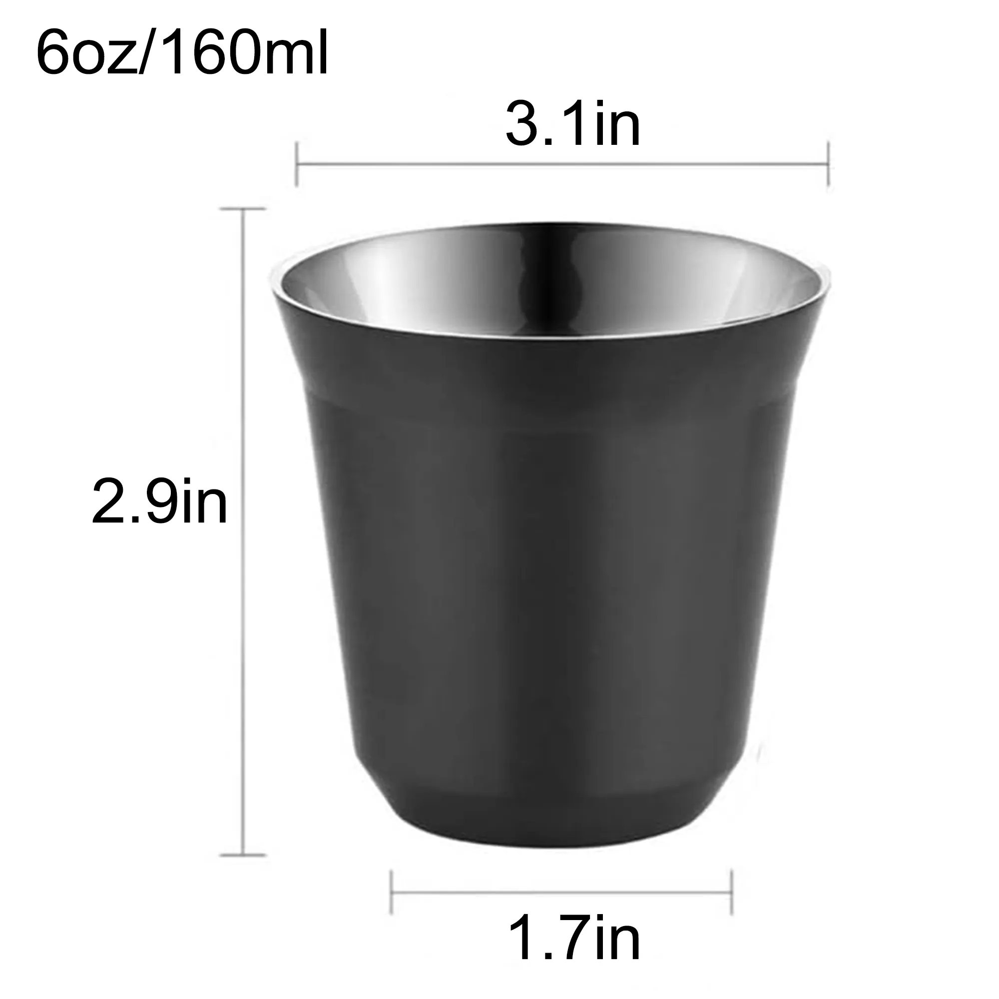Colorful Double-Wall Stainless Steel Coffee Cup 3