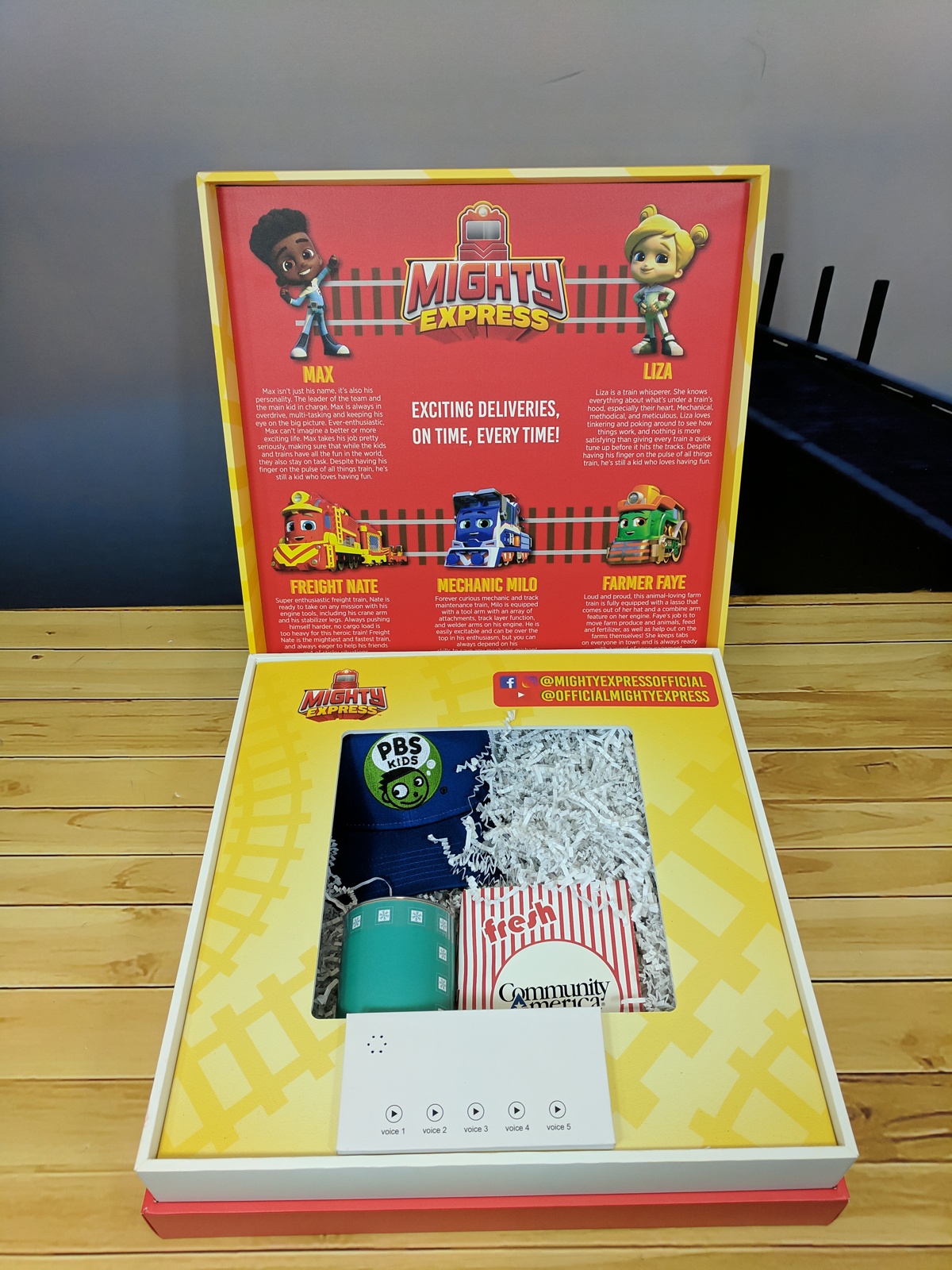 Custom Printed Full Color Hinged Soft Touch Luxury Gift Box - 7x7x2 6