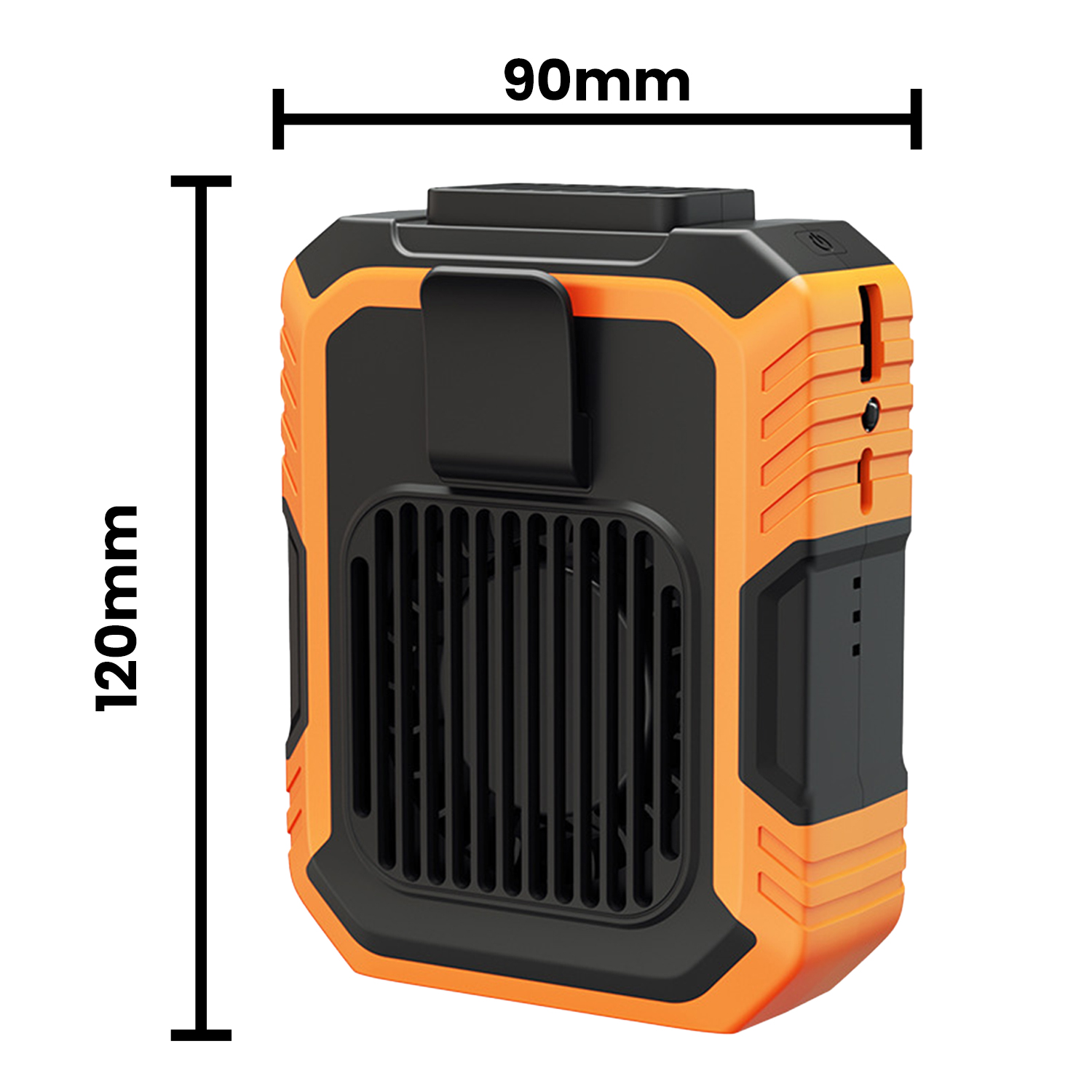 Portable 4000mAh Outdoor Waist Mounted Fan 2