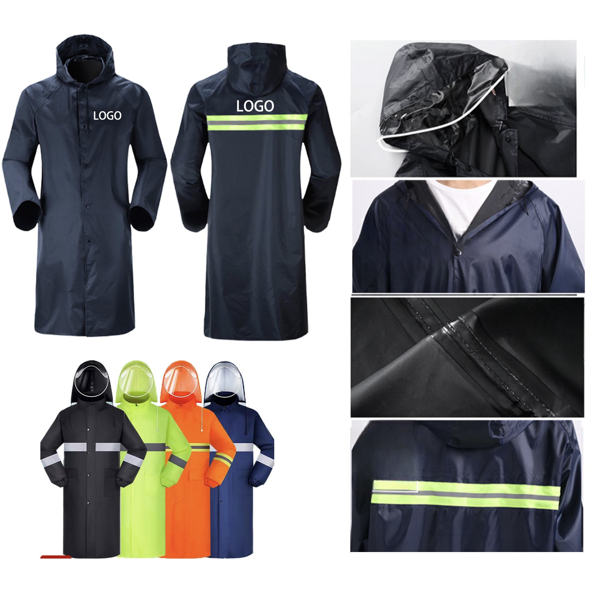 MOQ 10 PCS Portable Raincoat 2