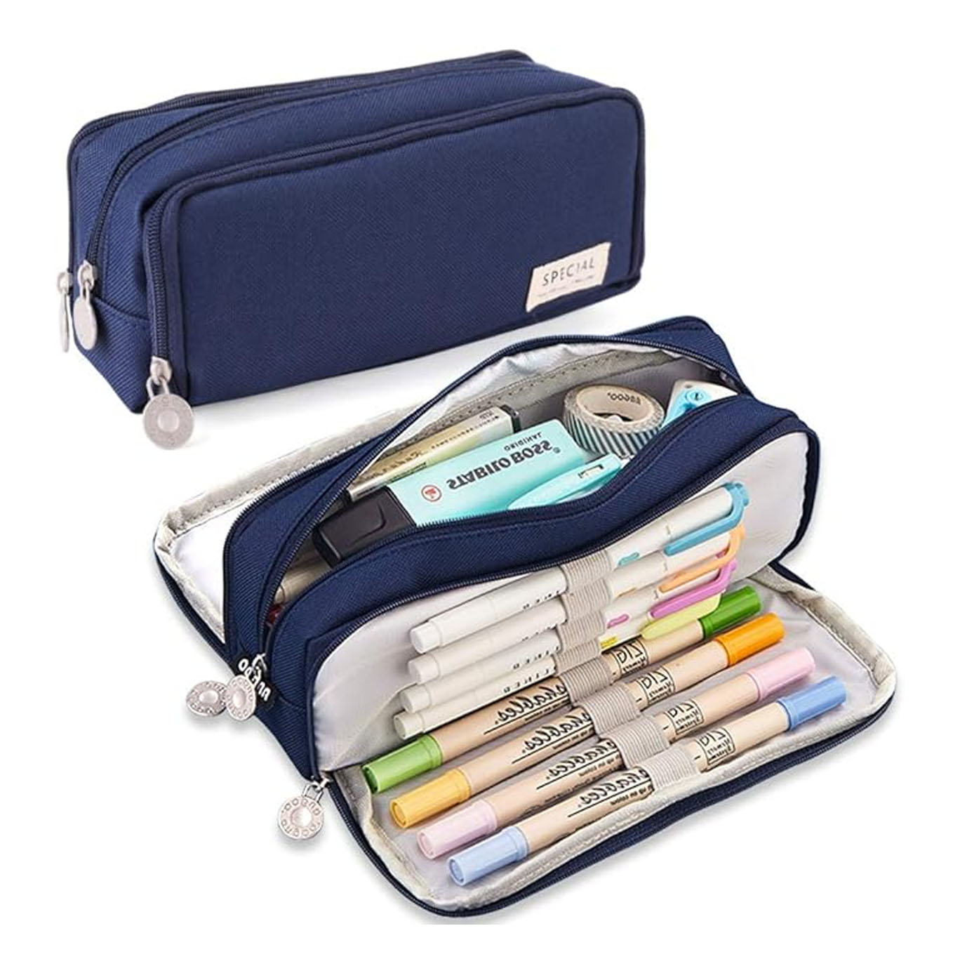 iBank ® Pencil Case with 3 Compartments 2