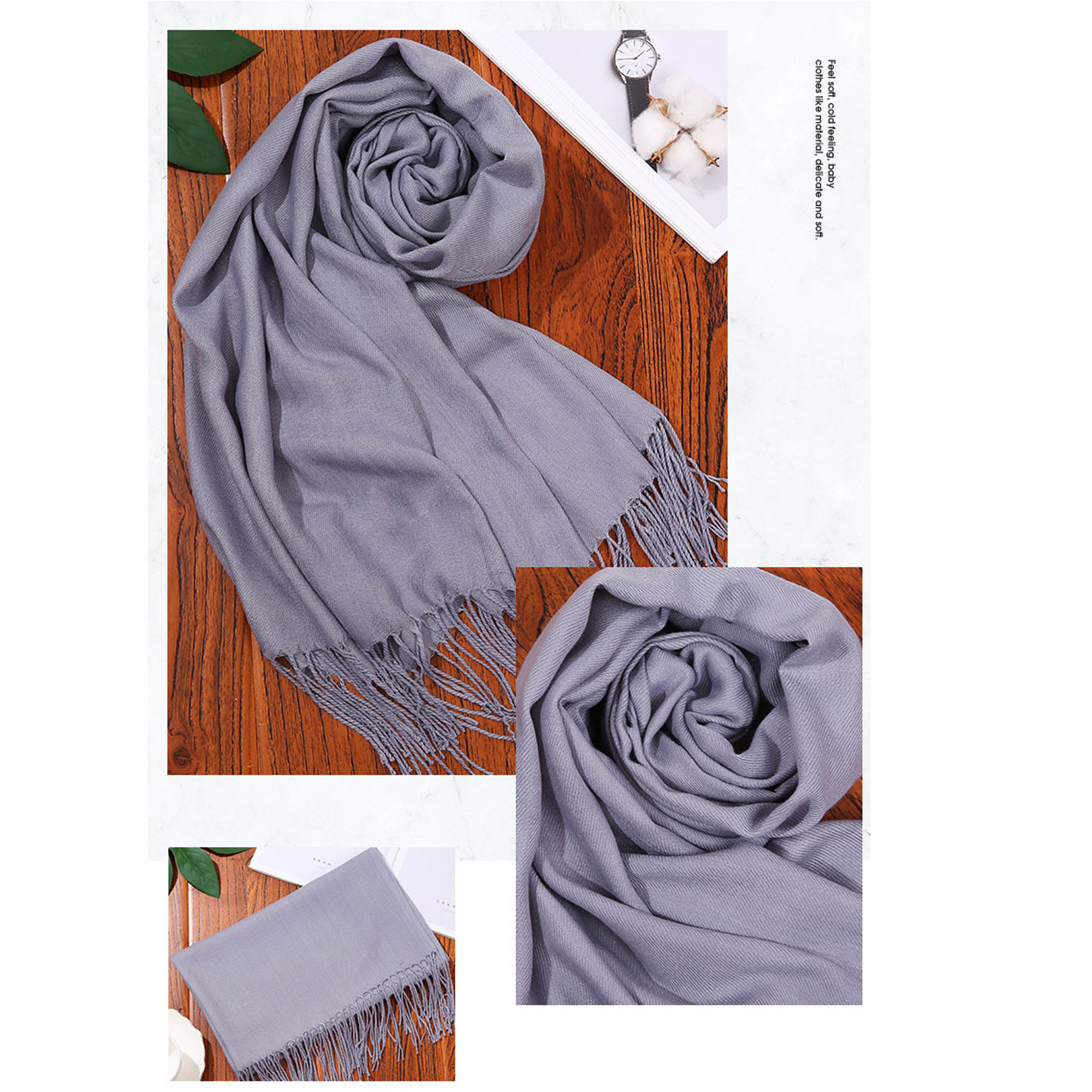 Warm and Fashionable Long Scarf for Cold Days 4