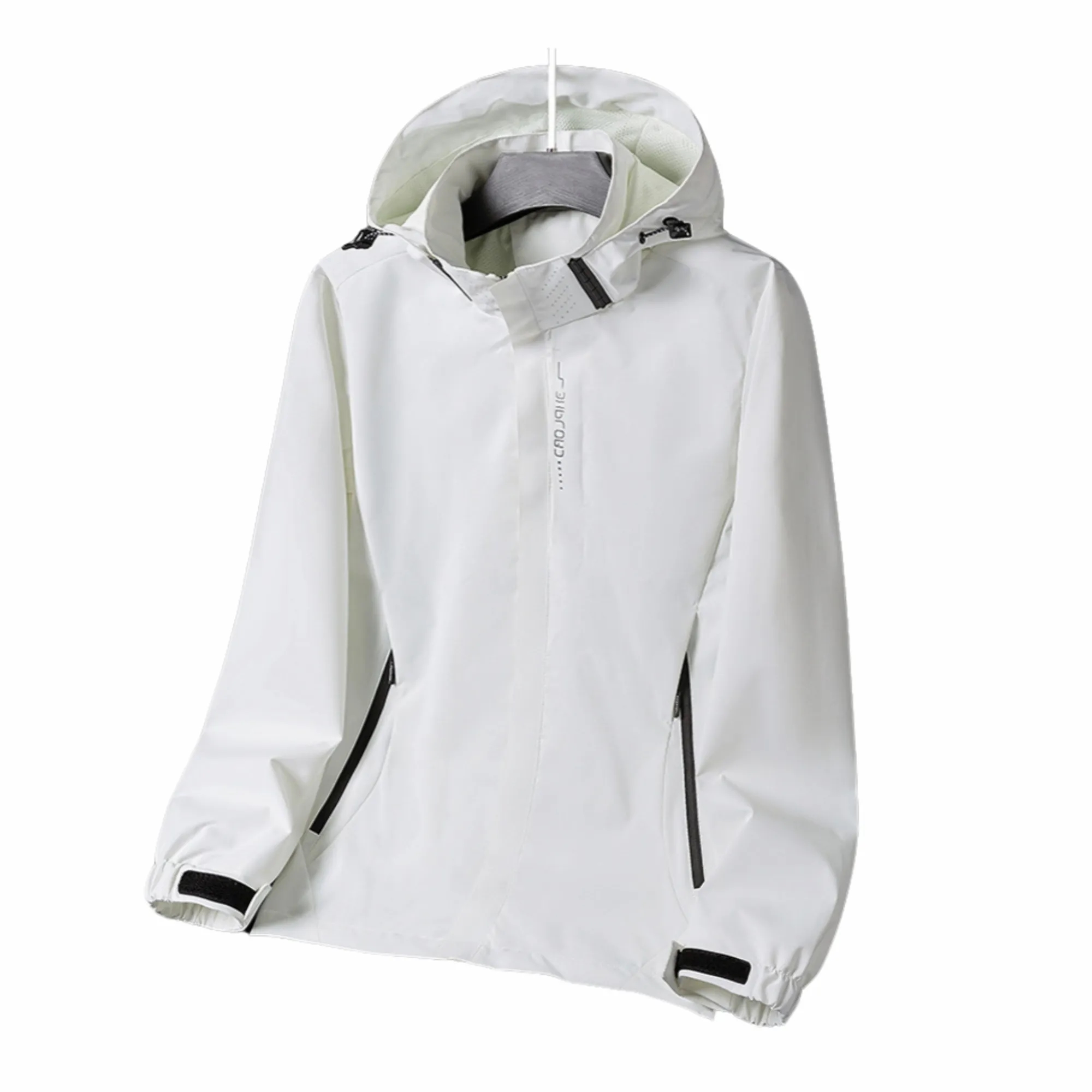 Unisex Outdoor Hooded Single-Layer 3-Proof Hiking Jacket 2