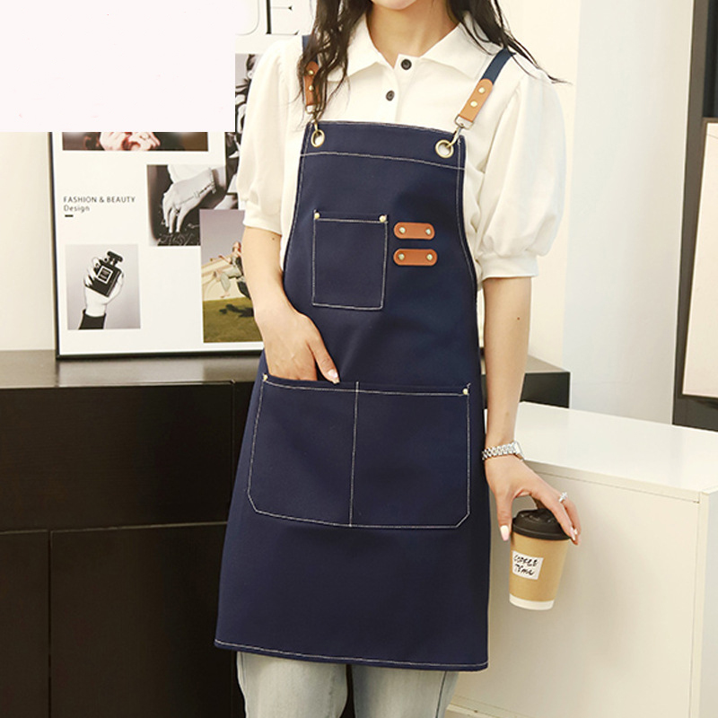 Canvas Aprons with 3 Pockets 2