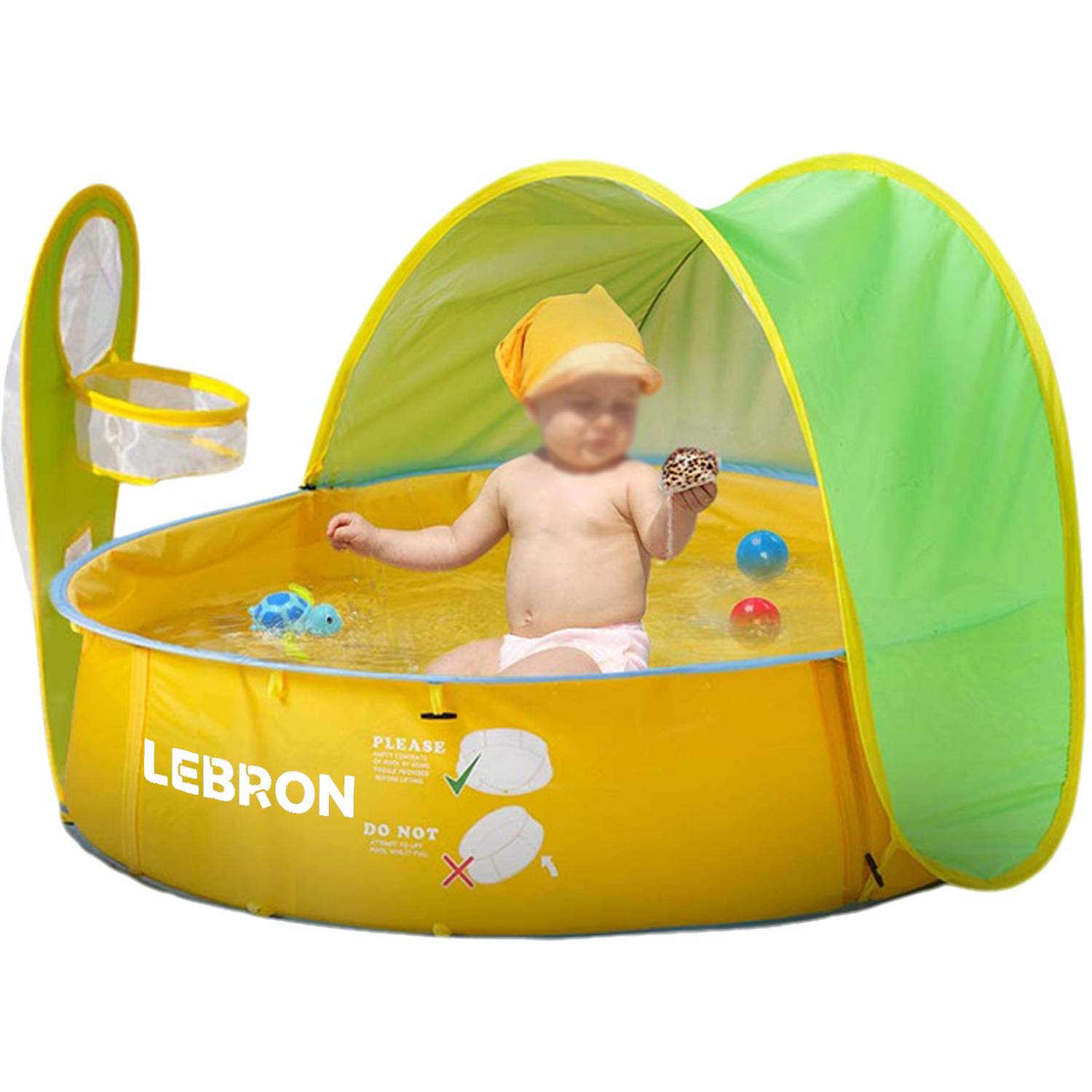 Toddler Pop-Up Pool Beach Tent Set 2