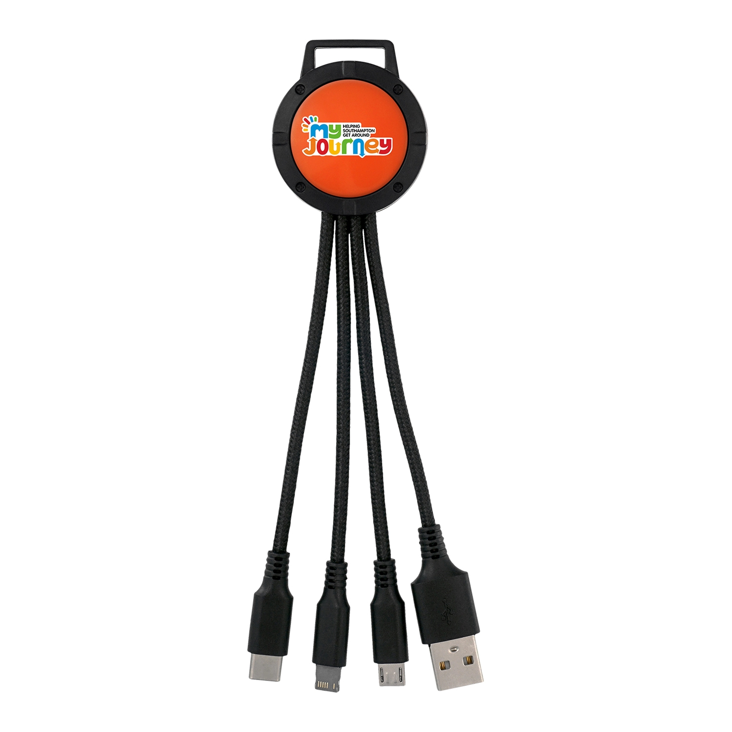 TWO TONE 3-IN-1 CHARGING CABLE 30