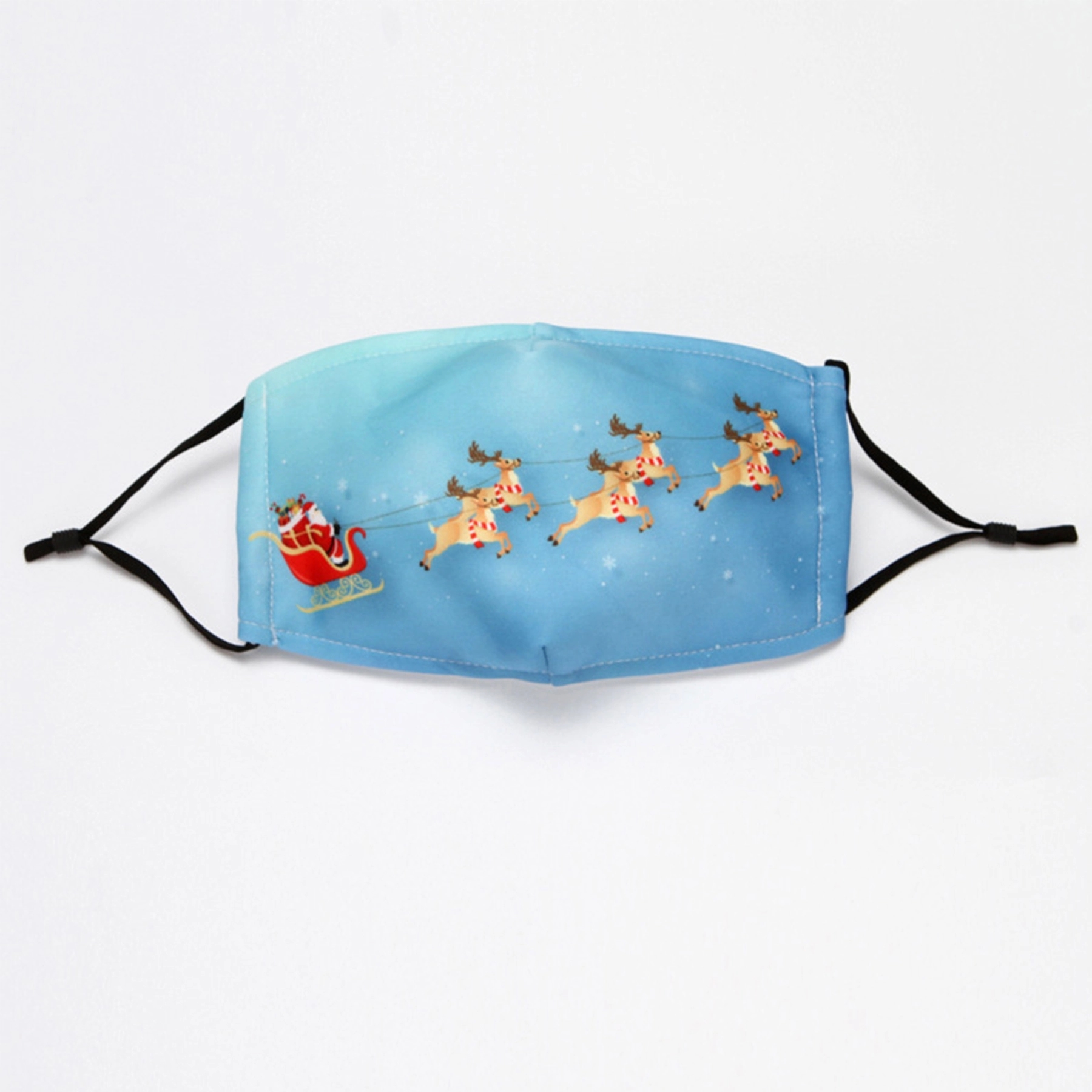 Christmas 3-Ply Reusable Cloth Face Masks Cotton Washable" 18