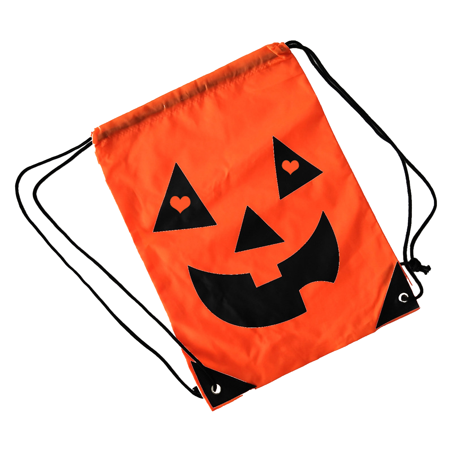 Custom Halloween Pumpkin Drawstring Bag 3