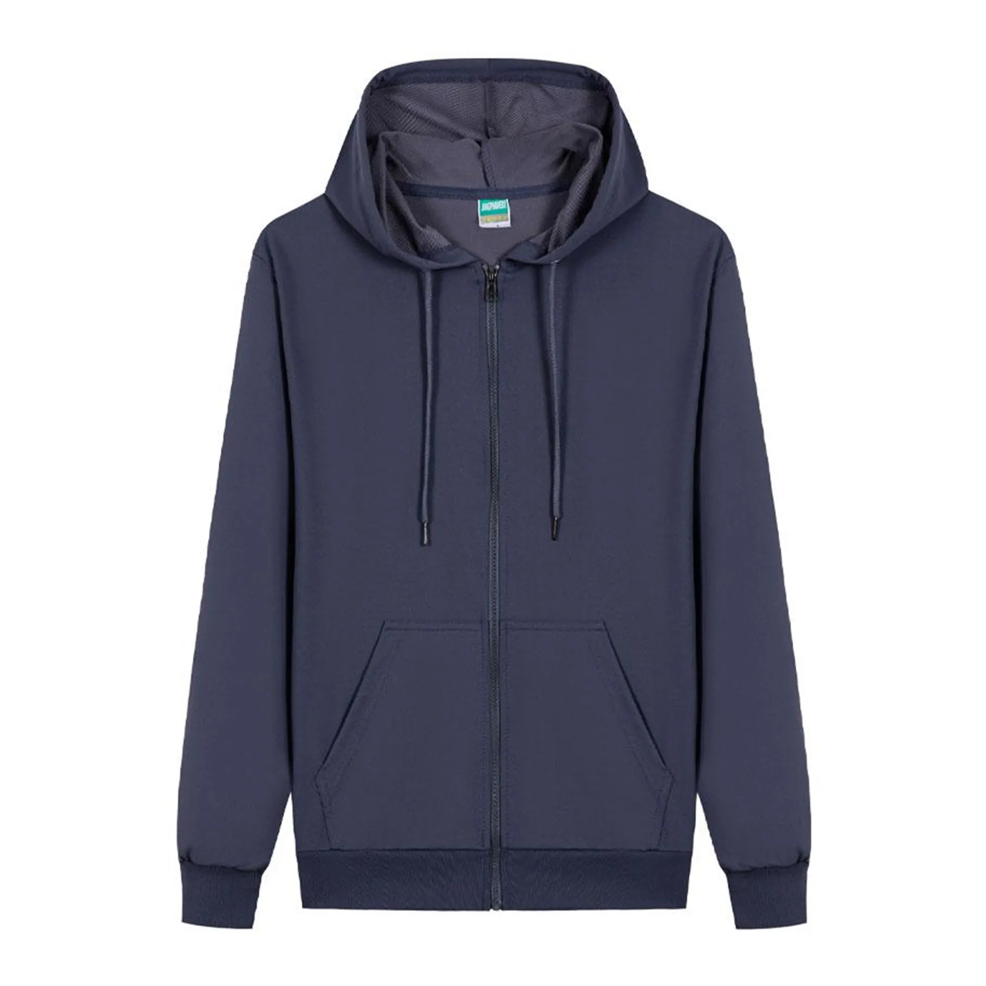 Zip Up Hooded Sweatshirt Jacket 1