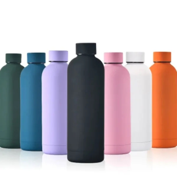 Double Wall Stainless Steel Vacuum Bottle Narrow Mouth Flask, custom water bottle with logo imprint 3