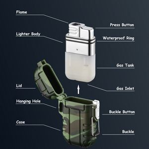 Waterproof Single Jet Flame Lighter With Durable Design 11