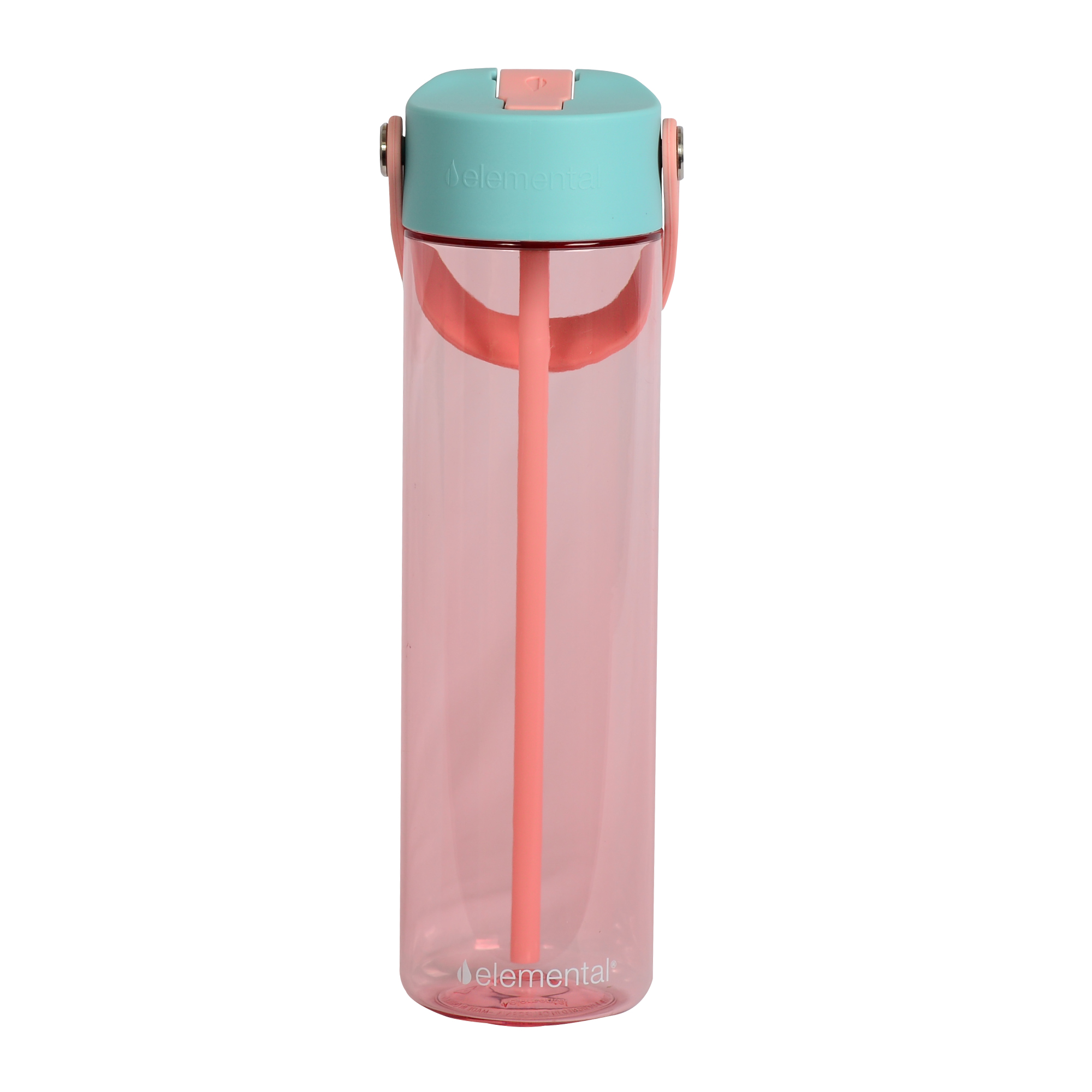 Elemental® Splash 26oz Tritan Water Bottle - with Drinking Spout and Straw 31