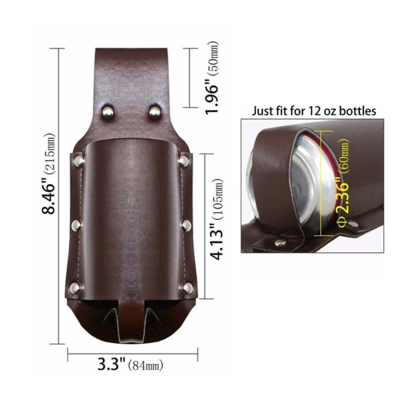 PU Leather Beer Holster 3