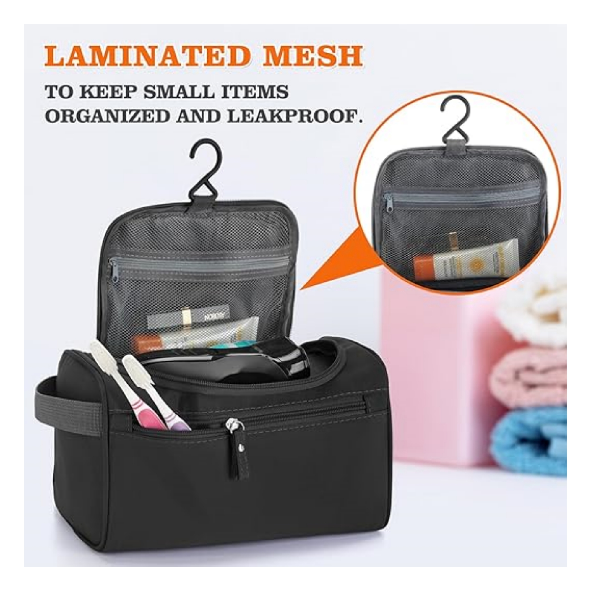 Hanging Travel Toiletry Bag 5
