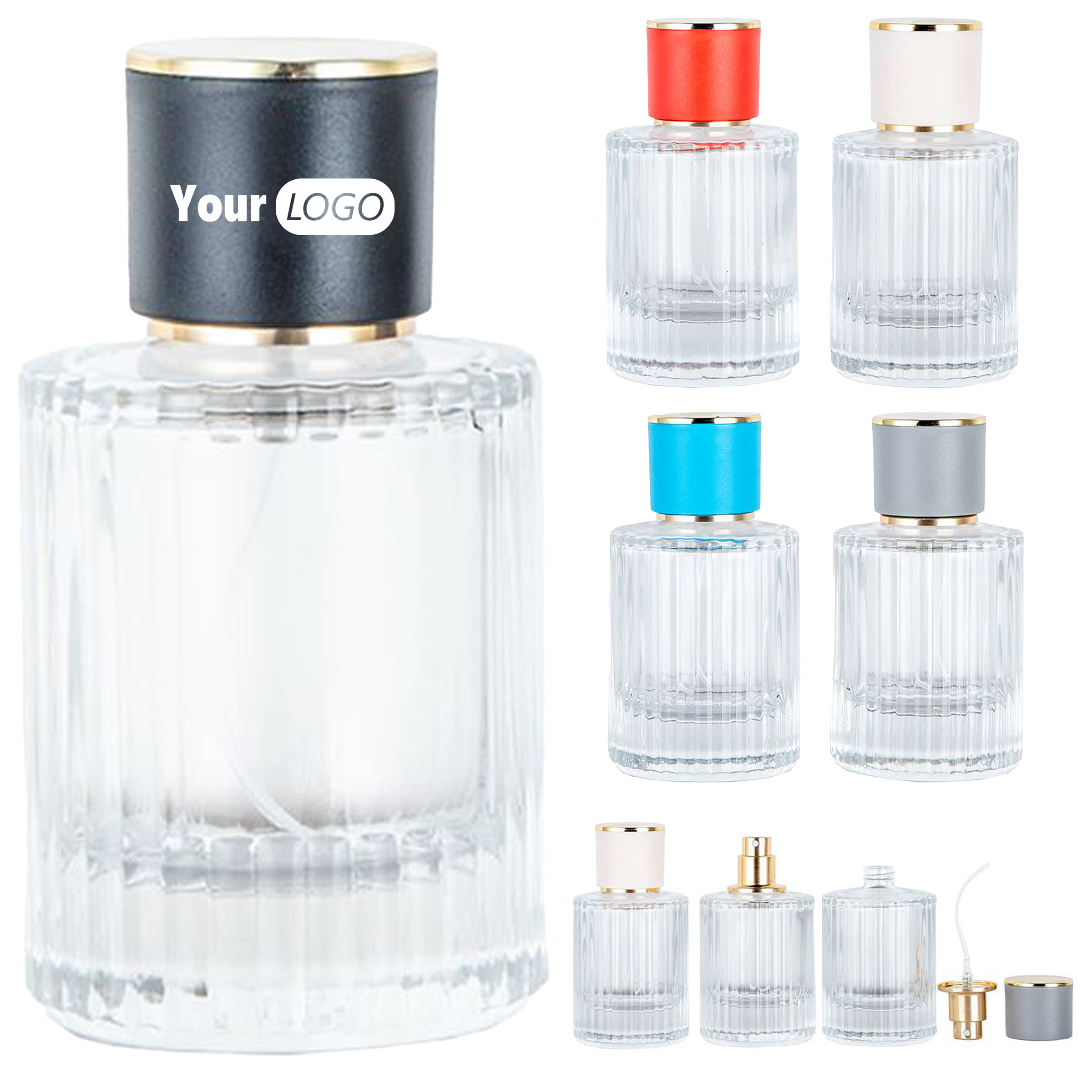 Glass Perfume Spray Bottles Containers 2