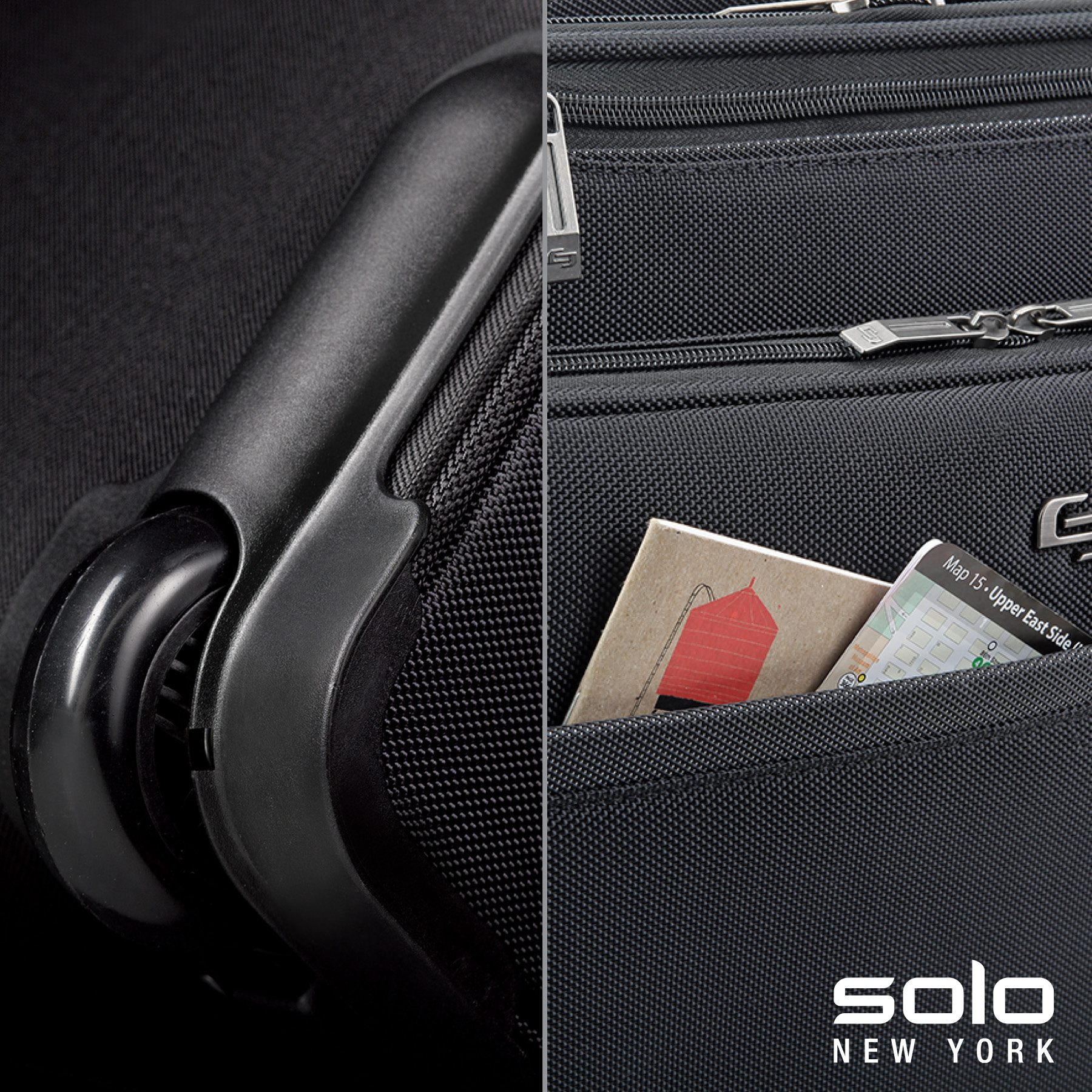 Solo New York West Side Roll Overnighter Case 6