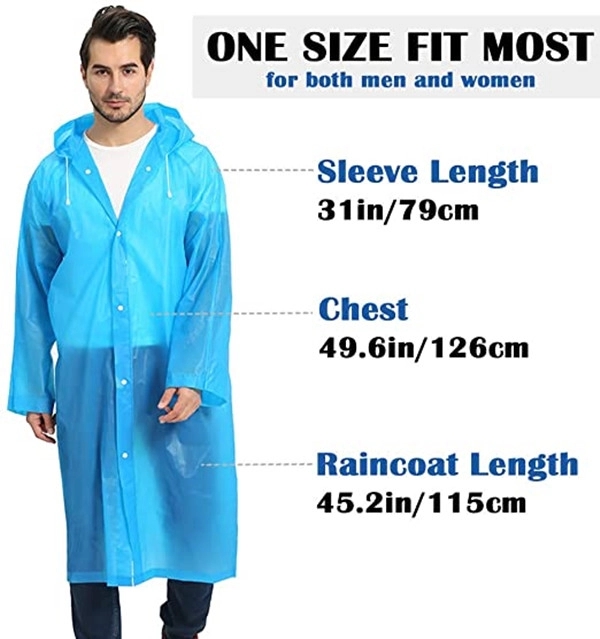Portable EVA Rain Coats 4