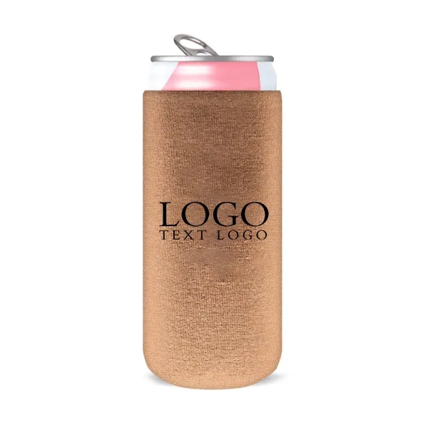 Metallic Beer Bottle Can Cooler, custom koozie with logo imprint 5