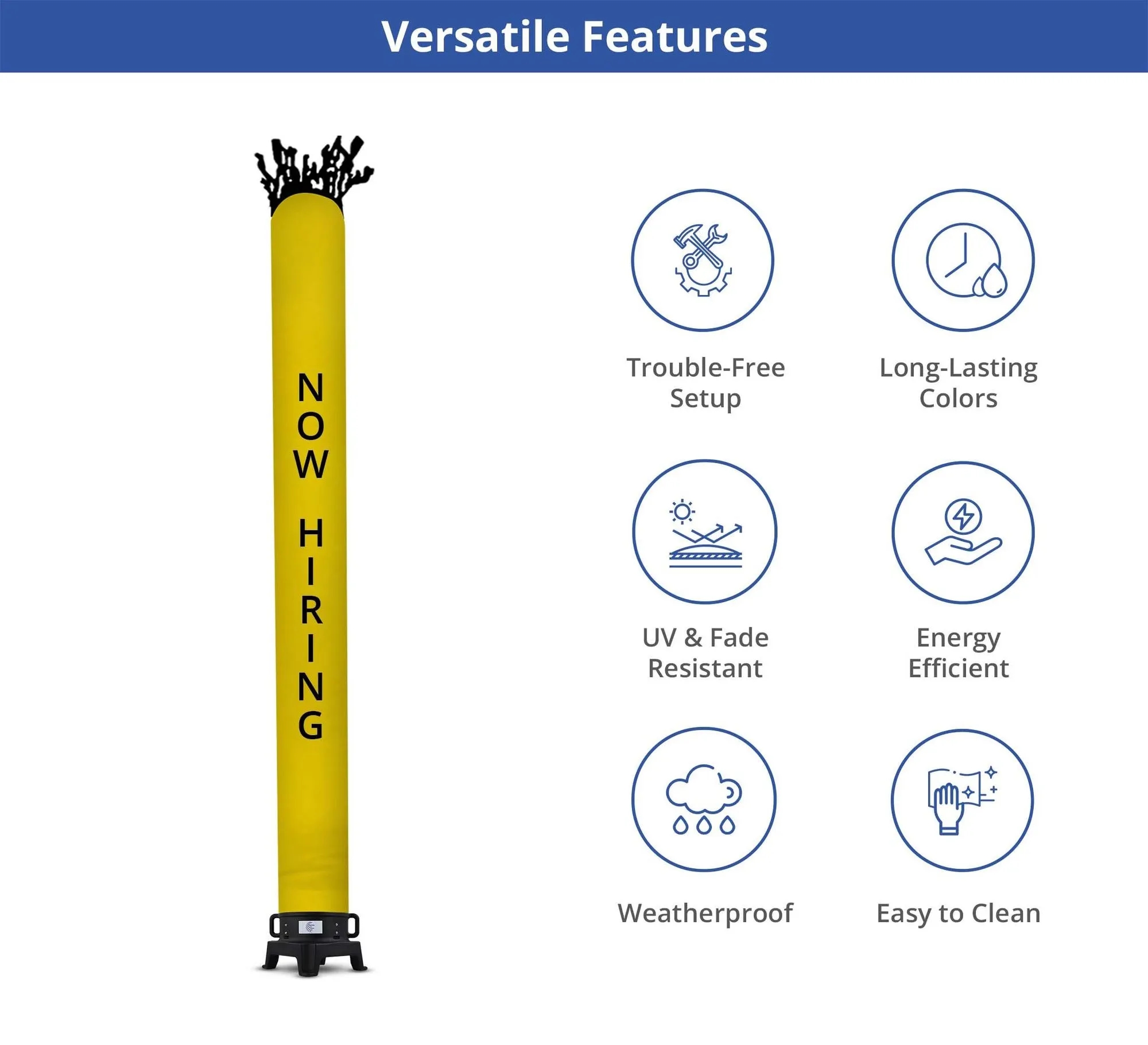 Custom Inflatable Tube with Blower (Single Sided) 8