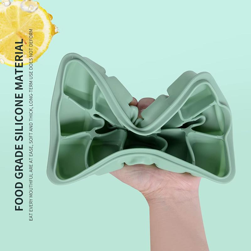 15 Ice Cube Molds Silicone Ice Tray w/Lid 3