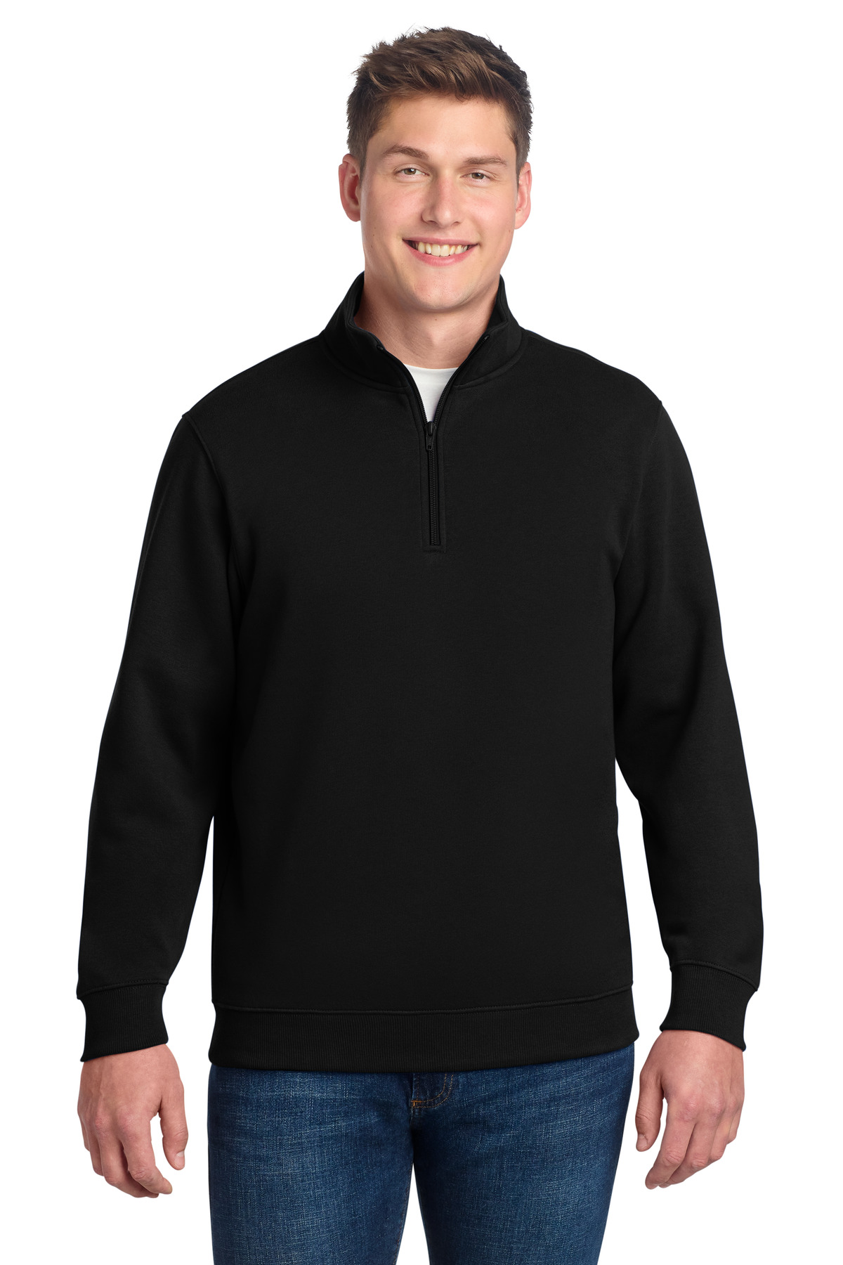 Sport-Tek 1/4-Zip Sweatshirt. ST253, custom hoodie or sweatshirt with logo imprint 108