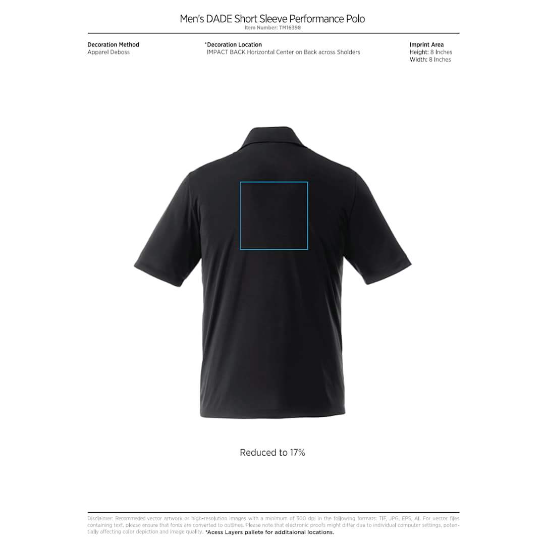 Men's DADE Short Sleeve Polo 445