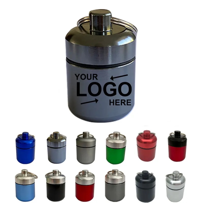 Pill Holder Container Key Chain