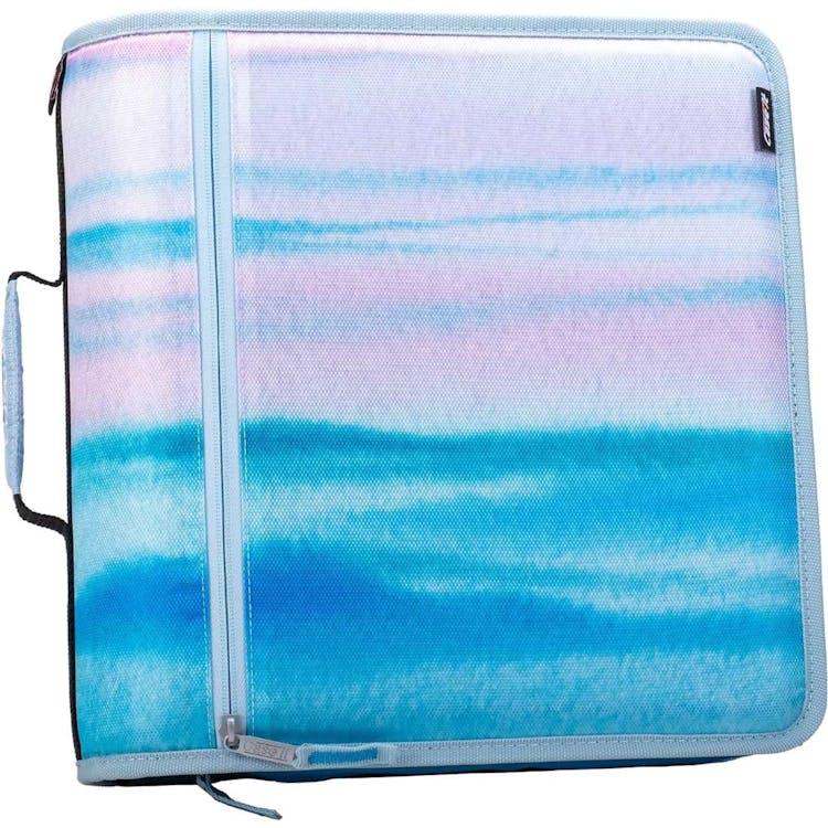 Case-It Mighty Zip Tab Binder - Watercolor Sky 3" 2