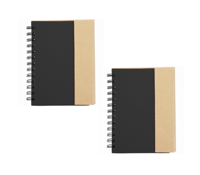 Eco-friendly Magnetic Two-Tone Spiral Notebook 4