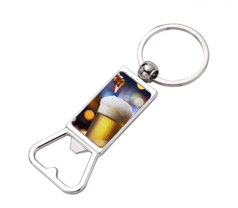 Slim Metal Bottle Opener Keychain 3