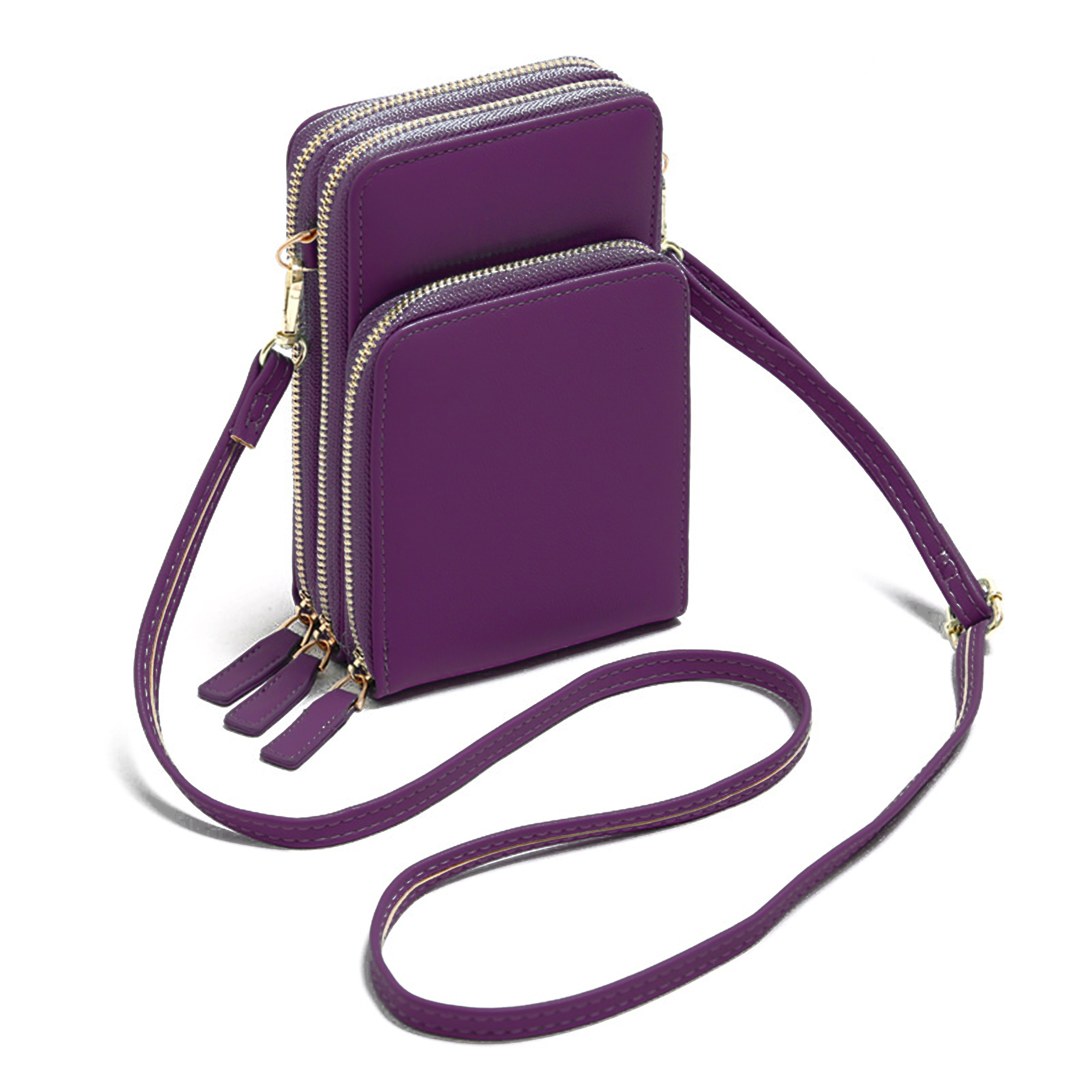 Pu Touch Screen Crossbody Cell Phone Bag 14