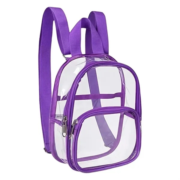 Waterproof Clear Mini PVC Backpack with Transparent Bag 6