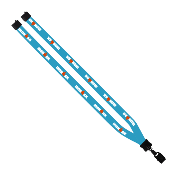 1/2" Dye-Sublimated Lanyard with Plastic Clamshell and Plastic O-Ring 46
