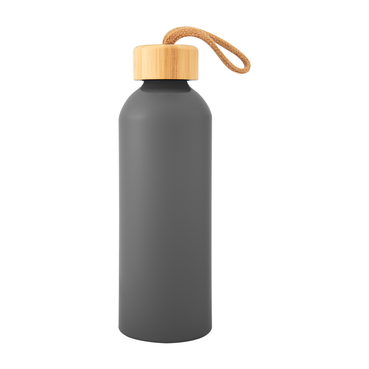 25 Oz. Full Laser Blaire Recycled Aluminum Bottle With Bamboo Lid, custom water bottle with logo imprint 2