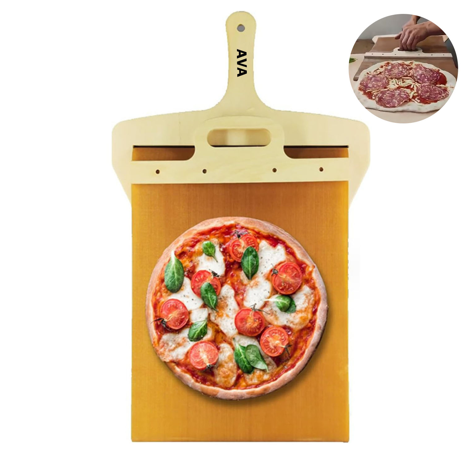 Sliding Pizza Peel Tray 8