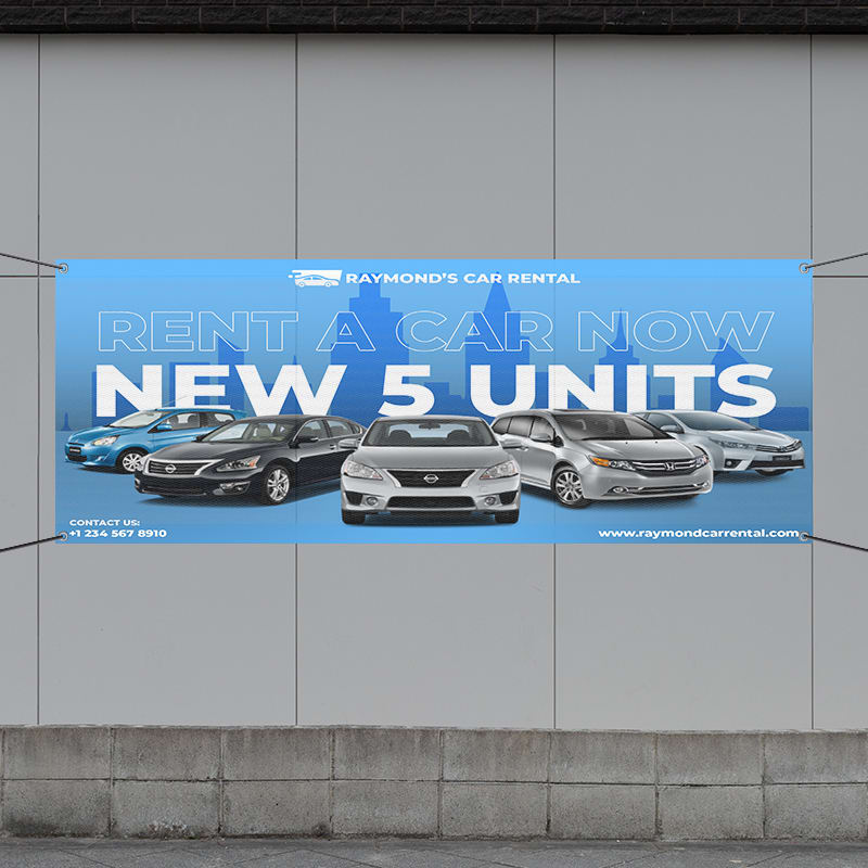 Custom 3' X 8' Mesh Banners 13