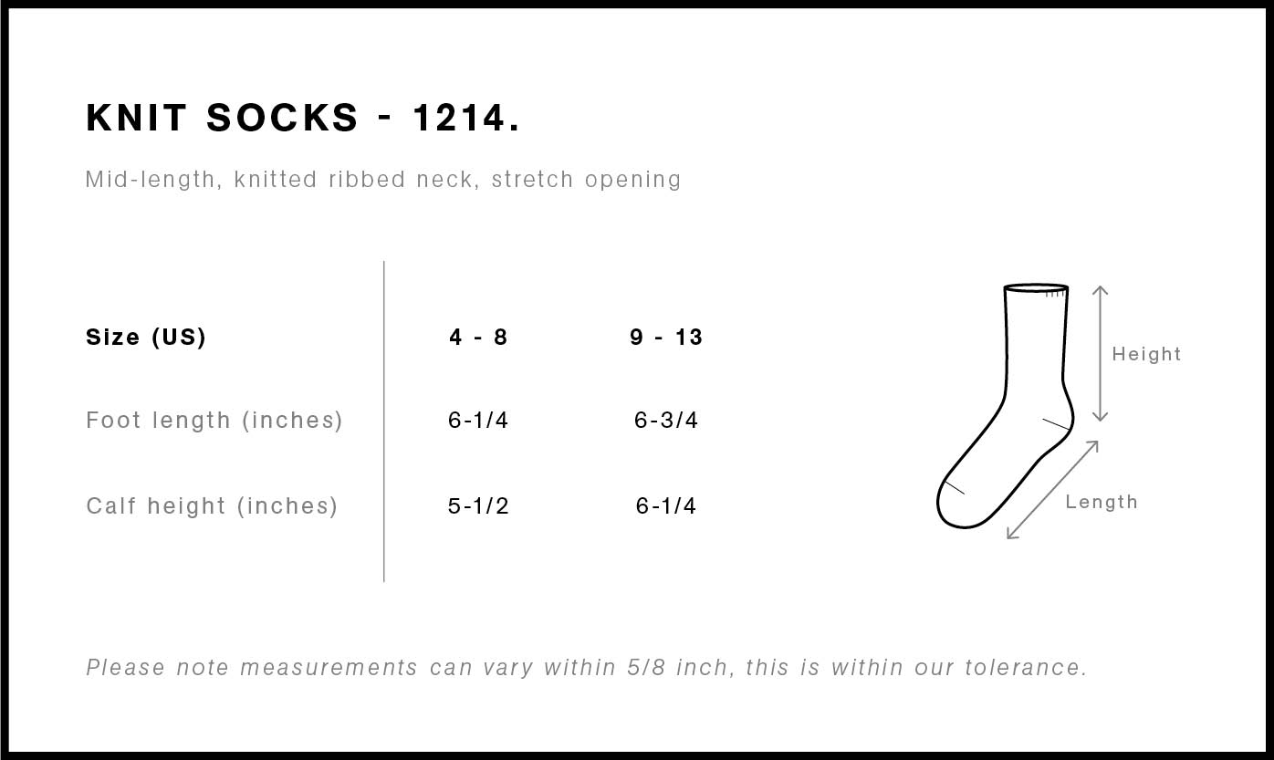 Knit Socks (2 Pairs) | 1214 16