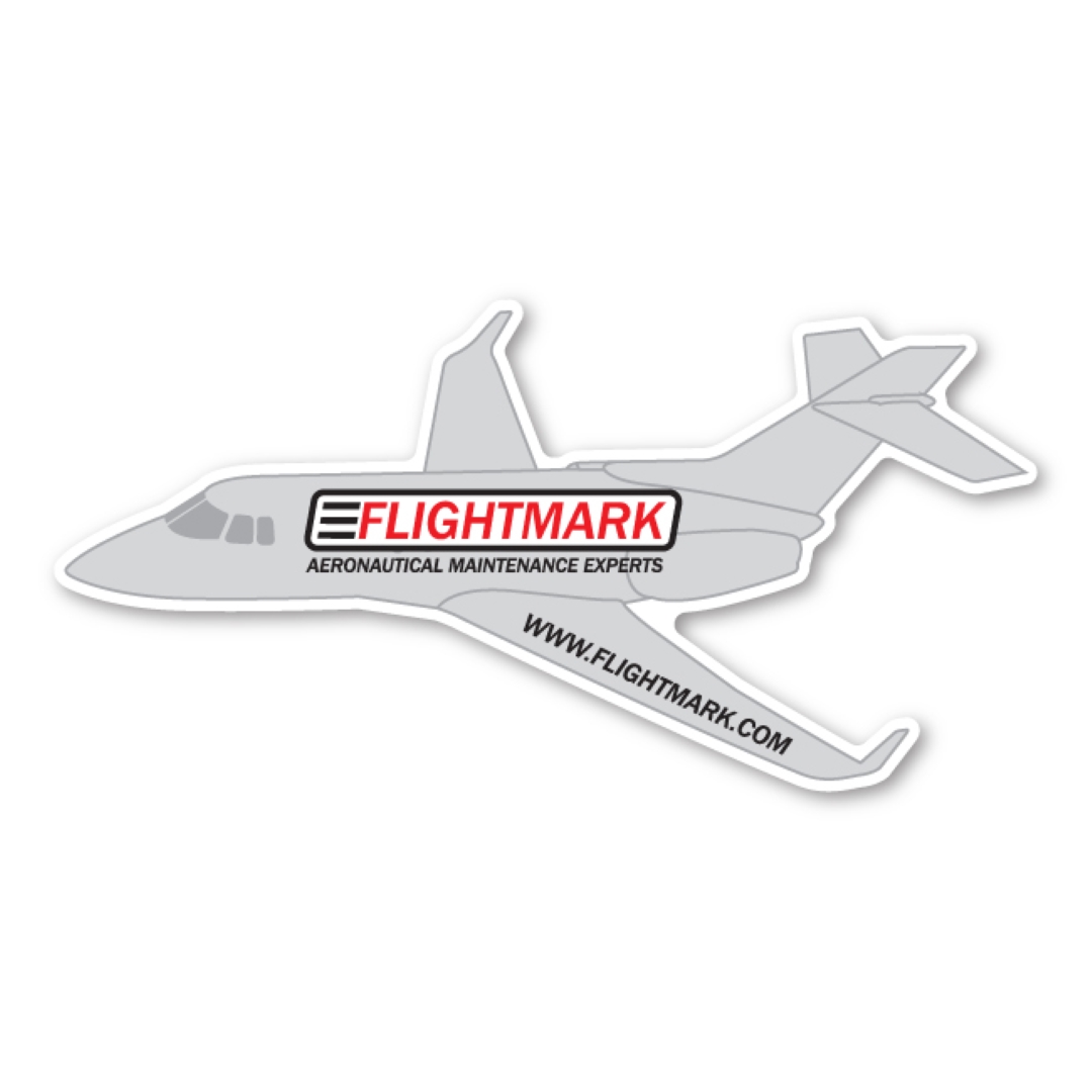 Plane Magnet - 5" x 2.5" - 30 mil - Outdoor Safe