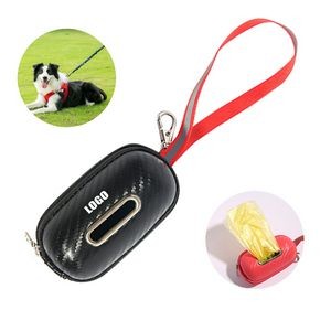 Stylish Pet Waste Bag Dispenser Pouch With Leash Attachment 2