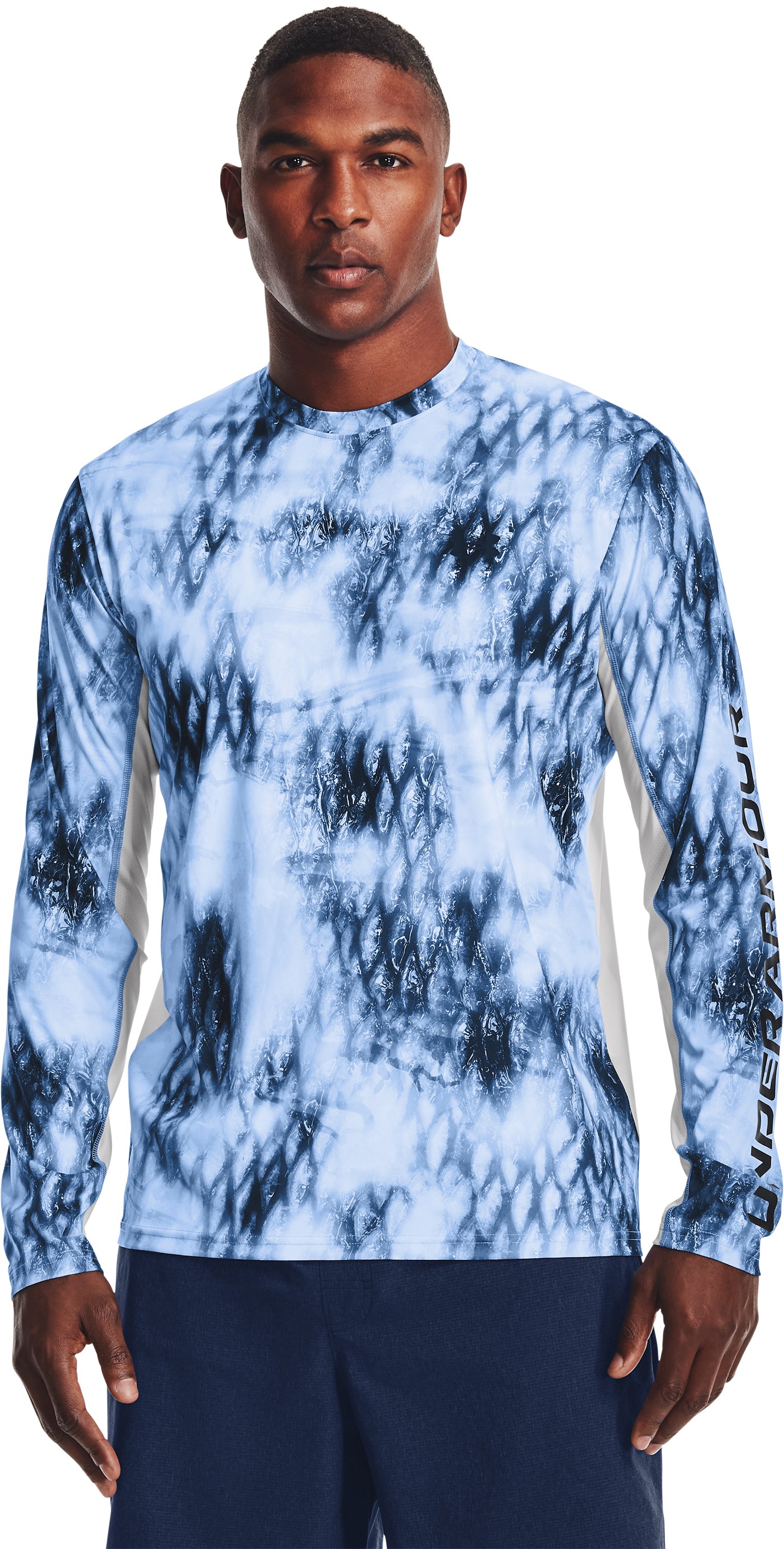 UA Iso-Chill Shorebreak Camo Men's Long Sleeve 9